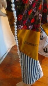 Western Patchwork Jeans Air brushed L
