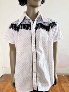 Rosebud Cowboy Western Shirt L 