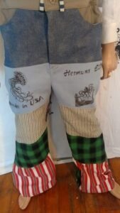 Mens Patchwork Jeans 36 X 33 USA