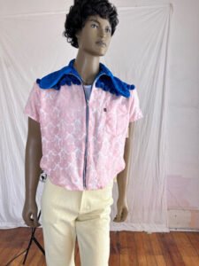 Mens Short Sleve western Brocade Jacket L