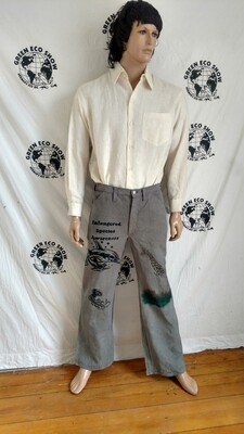 Hermans Hemp Graffiti  Pants  Endangered Species  M