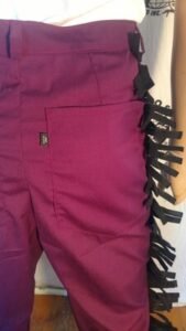 Mens Fringed Bells  32 X 31 By A Herman Eggplant