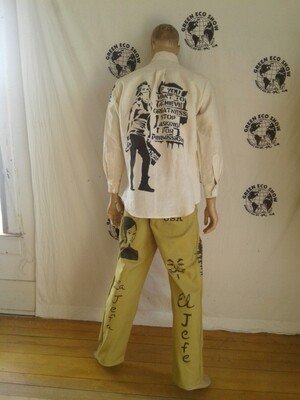 Hermans Hemp Grafitti Shirt  Grafitti Girl L