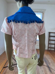 Mens Short Sleve western Brocade Jacket L