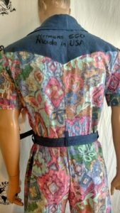 Mens Jumpsuit  Western Pastel  L X 31