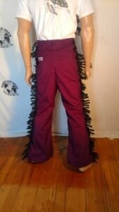 Mens Fringed Bells  32 X 31 By A Herman Eggplant
