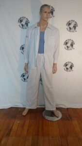 Mens Striped Pants Set 