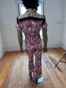 Mens Pink Western Jumpsuit L
