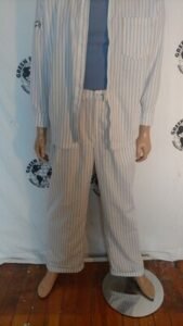 Mens Striped Pants Set 