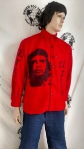 Mens Wool Shirt Grafitti El Jefe L USA