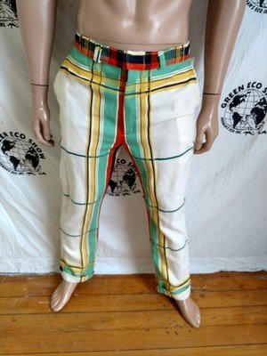 Hermans Bedspread Pants 33 X 32 cuffed