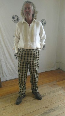 Steampunk Check Flap P{ants 36"
