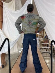 Men's Slouche Bell Bottoms Jeans 34