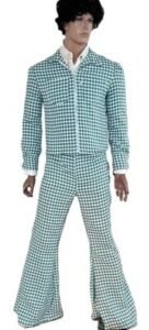 Mens Vaquero green Check bells L