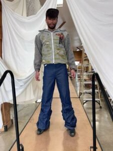Men's Slouche Bell Bottoms Jeans 34