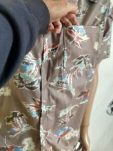 Mens Palm tree Shirt L vtg Cotton