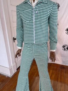 Mens Vaquero green Check bells L