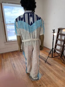 Mens Western Striped 3XL Jumpsuit