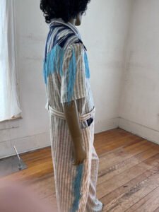 Mens Western Striped 3XL Jumpsuit