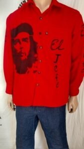 Mens Wool Shirt Grafitti El Jefe L USA