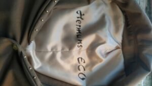 Mens Suit 44 w metal trim Tan cotton