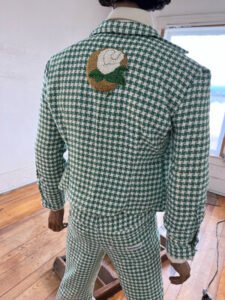 Mens Vaquero green Check bells L