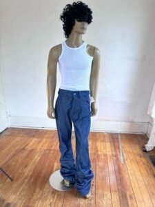Men's Slouche Bell Bottoms Jeans 34