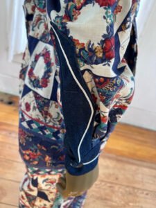 Arkansas Quilt Print Mens Jumpsuit Western L