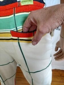 Hermans Bedspread Pants 33 X 32 cuffed