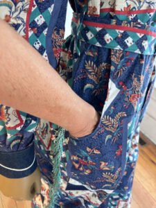 Arkansas Quilt Print Mens Jumpsuit Western L