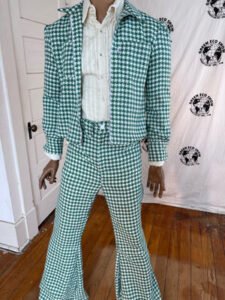 Mens Vaquero green Check bells L