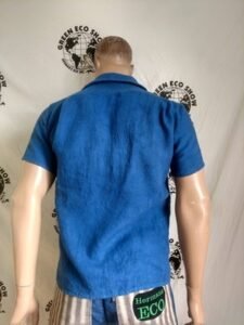 Hermans Hemp Blue Med Shirt