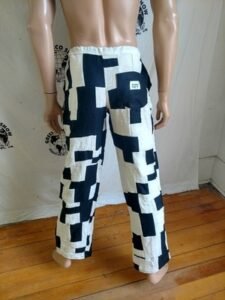 Hermans Hemp M X 32 Patchwork Drawstring Pants  USA