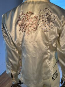 Men's Rhinestone Satin Light Jacket