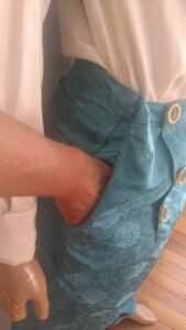 Mens Brocade Western Pants 38" USA Blue Cuffed