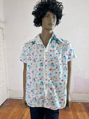 Vaquero Cowboy Western Shirt L