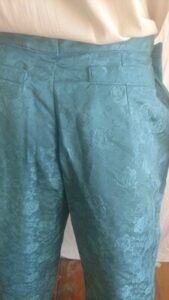 Mens Brocade Western Pants 38" USA Blue Cuffed