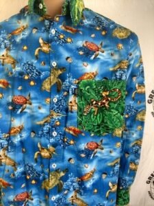 Endangered Species Turtle Shirt L  Cotton