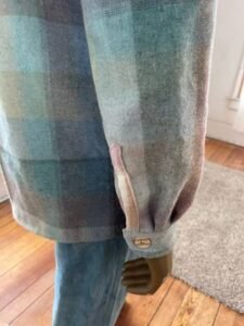 Mens Wool shirt Jacket Plaid