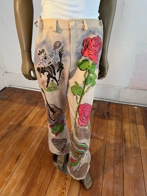 Airbrushed Western Pants 36" 