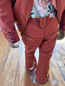 Mens Embroidered Moss Sticht 44 34X33 Longhorn Western