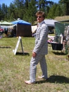 Men's Plaid Suit 42