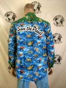Endangered Species Turtle Shirt L  Cotton
