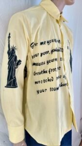 Statue of Liberty Air brushed Shirt  USA XL