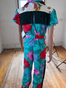 Mens Western Fringe Jumpsuit S 