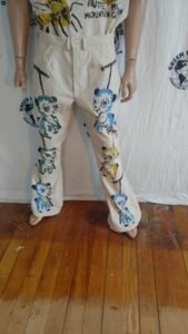 Gardening Panda Jeans 35' Airbrushed