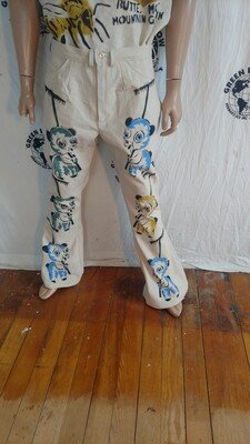 Gardening Panda Jeans 35' Airbrushed
