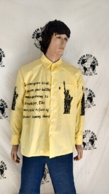Statue of Liberty Air brushed Shirt  USA XL