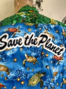 Endangered Species Turtle Shirt L  Cotton