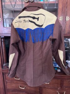 Linen Malibu Linen Western Shirt M
